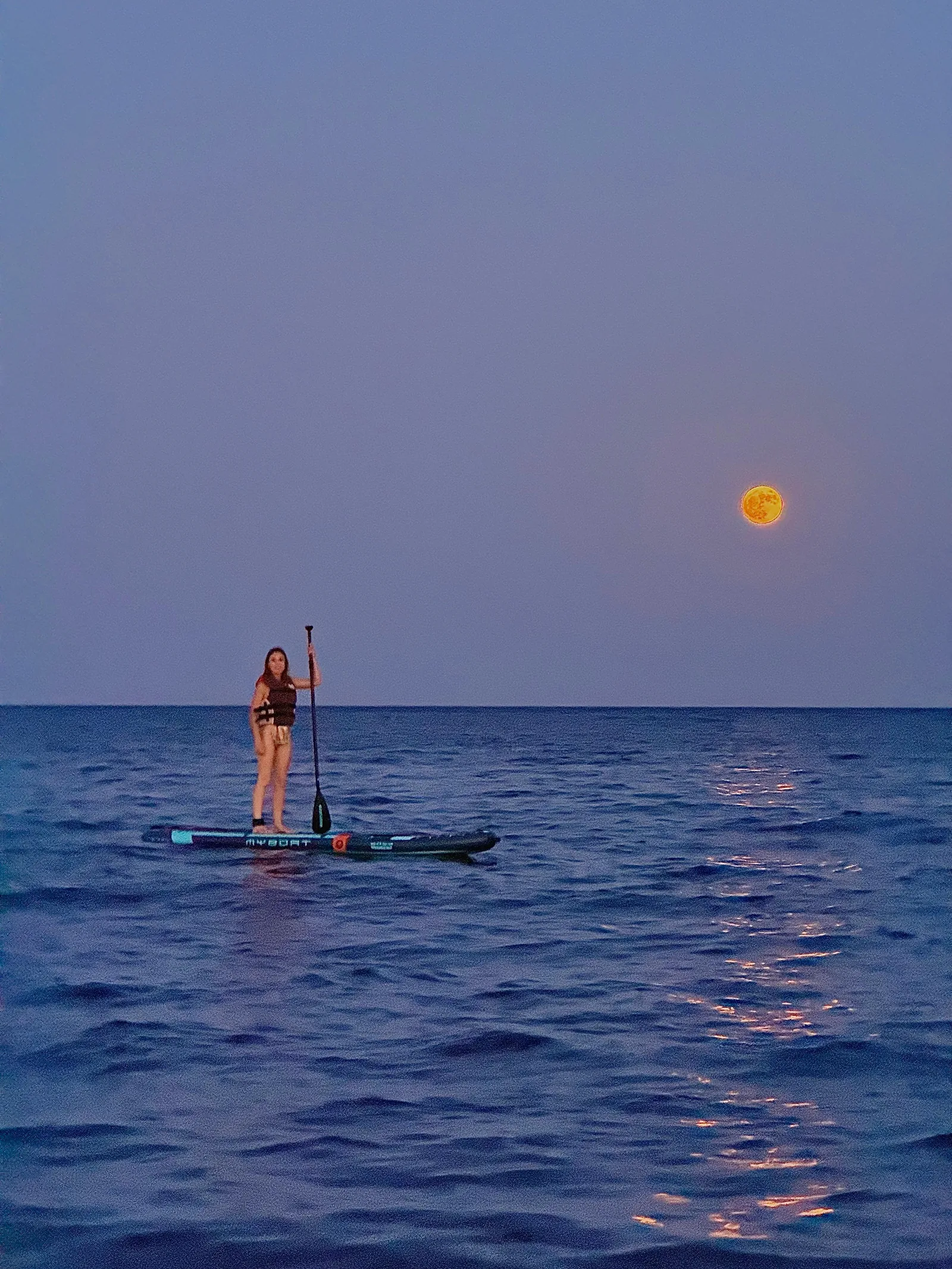Salida de paddle surf Full Moon bajo la luna llena en Benidorm